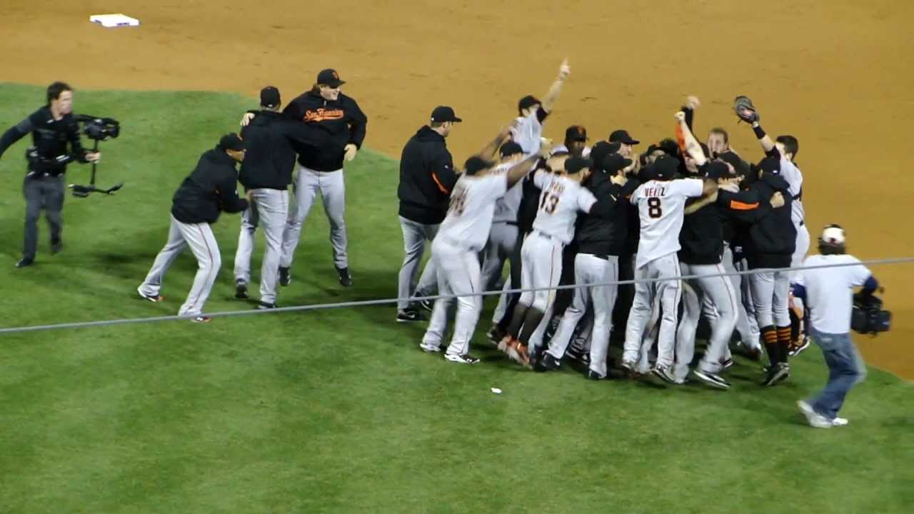 Championship Winning Celebration MLB Baseball Sports YouTube