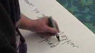 Backwards Writing