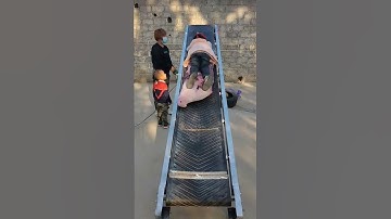 Folding conveyor belt, fertilizer, cement, feed easy loading and unloading truck