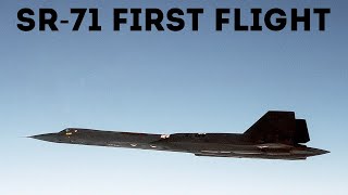 A12 and SR71 First Flights  Stock Footage