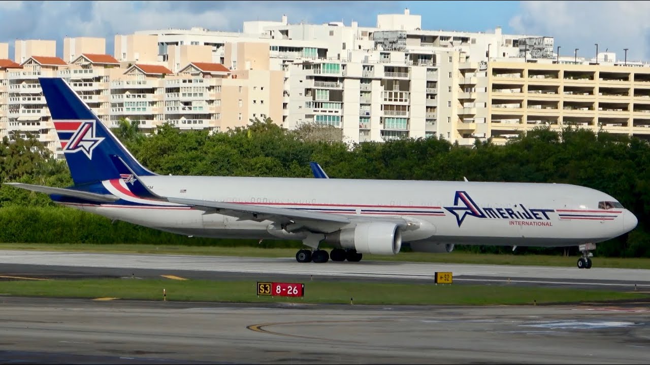 (4K) 60+ Minutes of Amazing Tropical Planespotting at San Juan International Airport in Puerto Rico