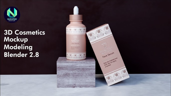 Download Creating 3d Cosmetics Mockup In Blender Youtube