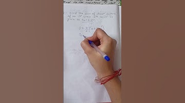 Find the sum of first 20 term of an AP whose nth term is given as an= 5-2n #arithmeticprogression