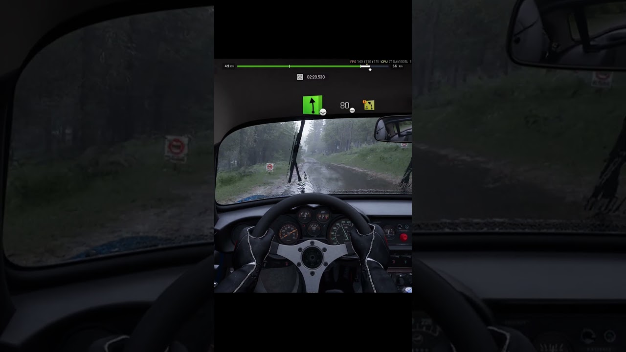 AC Rally Alpine A110S Gold Challenges rain 5 