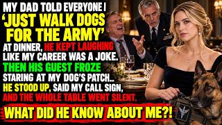 Details My Father Said I “Just Walk Dogs for the Army”—Then His Dinner Guest Recognized My Unit Patch Update