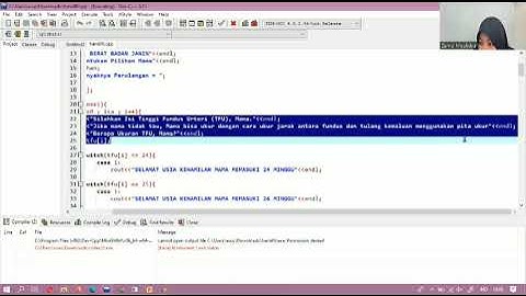 TUBES PKS II TPB 8 Kelompok 13 | Program C++ "Kalkulator Kehamilan"