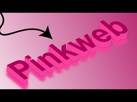 AMAZING TEXT EFFECT USING HTML CSS |PURE HTML CSS @pinkweb0