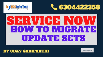 How to move Update Sets from one instance to another instance explained in detail by Uday Gadiparthi