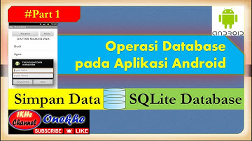 Tutorial Operasi SQLite pada Aplikasi Mobile | Insert and Select Record with SQLite (Part 1)