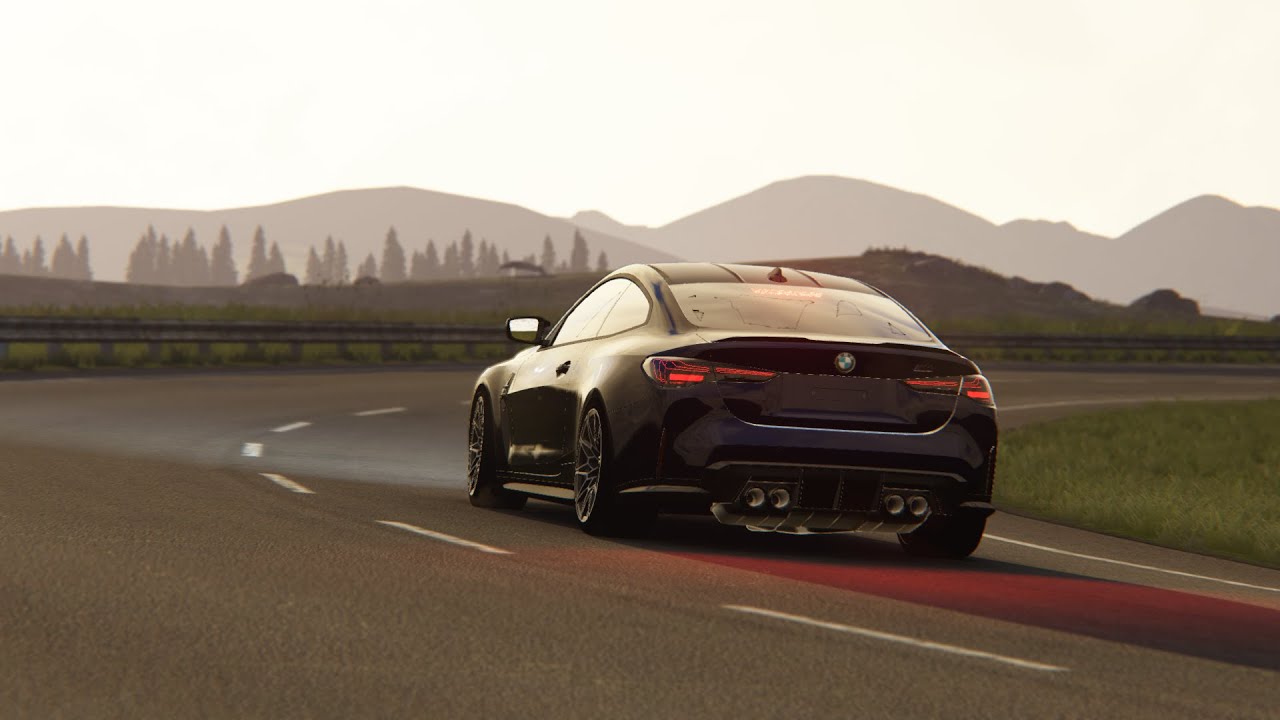 DRIVING BMW M4 COMPETITION G82 THROUGH EMPTY TOKYO STREETS | Assetto Corsa