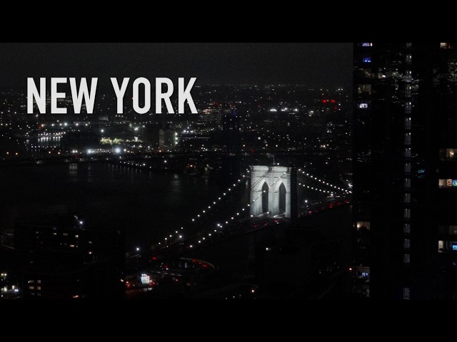 New York City Night Sounds – 5+ Hours of Traffic, Sirens & Horns – Relaxing City Ambience 4K