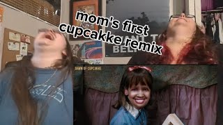 DJLL Reacts to a Matilda cupcakke remix with Mom!