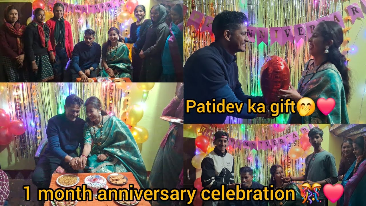 1 month anniversary celebration ❤️🎊.||Daily lifestyle vlogs||