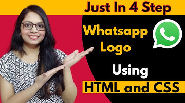 How To Create a WHATSAPP LOGO || Pure HTML & CSS3 Tutorial