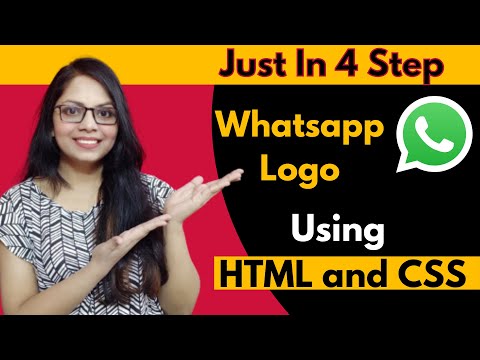 How To Create a WHATSAPP LOGO || Pure HTML & CSS3 Tutorial