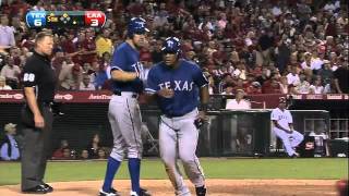 2011/07/20 Rangers' five-run fifth