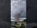 Massive tornado forms in southern France