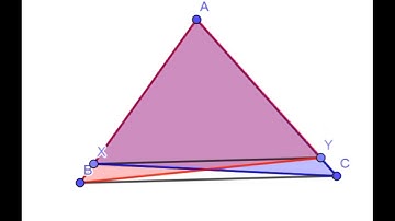 in a triangle ABC , points X and Y are on AB And AC , respectively , such that XY is parallel to BC