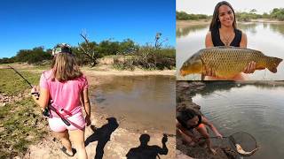 POZO CON MUCHOS PECES - PESCA DE GRANDES PECES. #pesca 