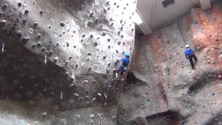 Spooks leading 6a at Bear Rock, Warwick University