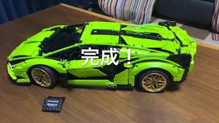 LEGO Technic レゴ テクニック 42115 Lamborghini Sián ランボルギーニ シアン FKP 37 を作ってみた♪