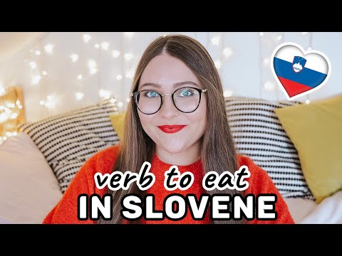 How to Conjugate the VERB TO EAT in Slovene | Learn Slovene with Sandra