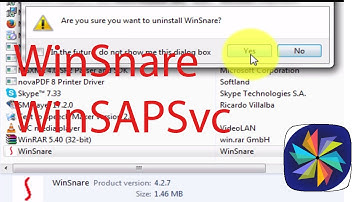 Remove WinSnare virus, WinSAPSvc Virus manually from registry (100% working and simple) on windows