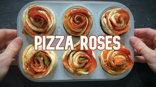 Pizza Roses in 30 seconds | #shorts
