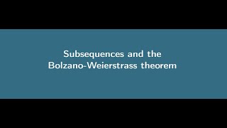 Subsequences