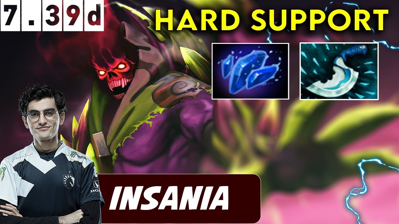 iNSaNiA Shadow Demon Hard Support - Dota 2 Patch 7.39d Pro Player Gameplay