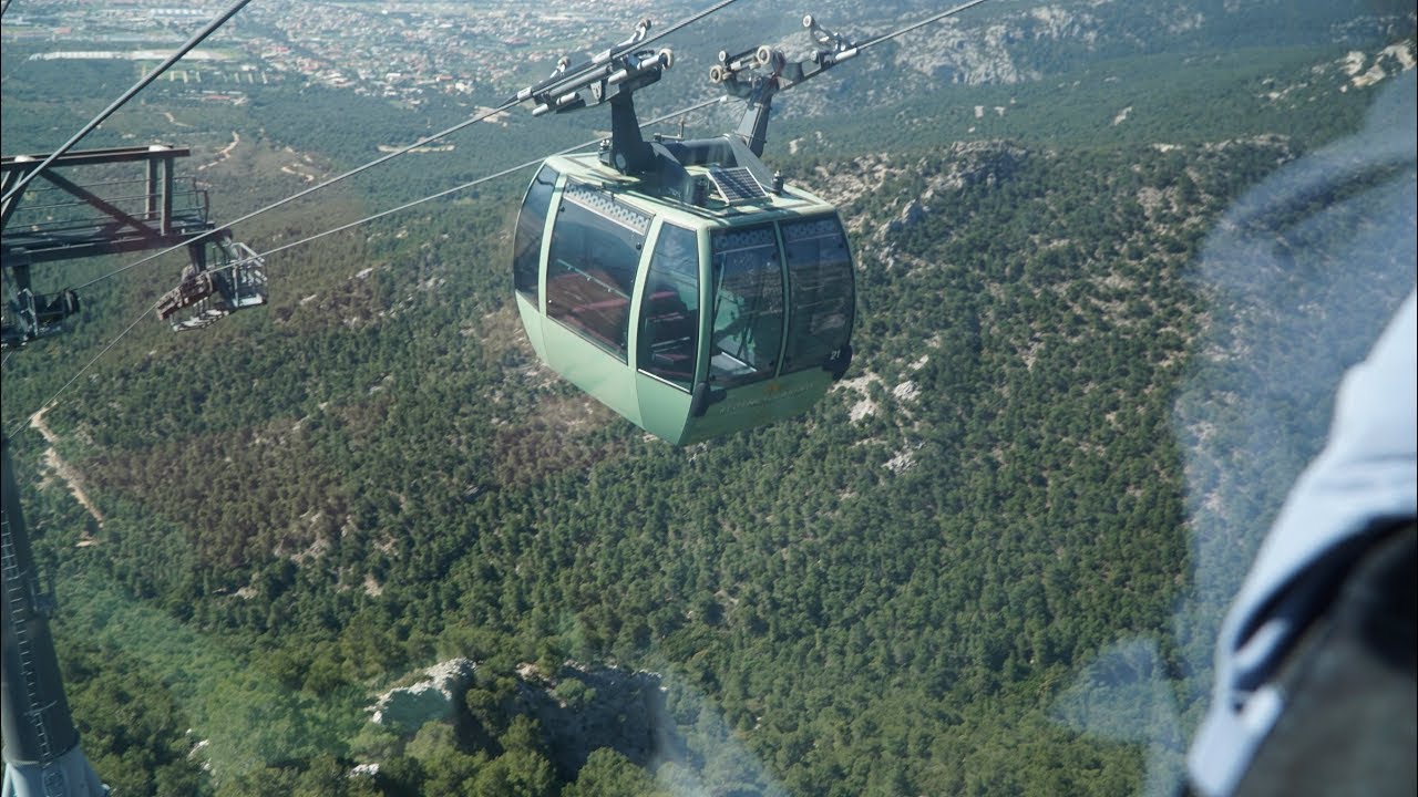 עליה ברכבל להר פרתניה אתונה Parnitha/Πάρνηθα Cable car Athens Greece