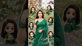 Trending chibi cartoon style ai prompt | Chibi style photo editing | Chibi cartoon prompt #shorts