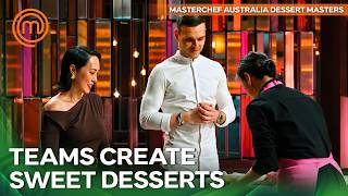 Can Three Chefs Create One Perfect Dessert? | MasterChef Australia Dessert Masters