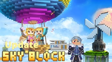 [BLOCKMAN GO] Skyblock #1 my first video Blockman Go Skyblock  house  Blockman Go new video 2021