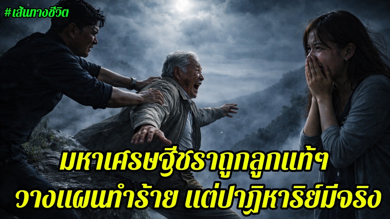 มหาเศรษฐีชราถูกลูกแท้ๆ วางแผนทำร้าย แต่ปาฏิหาริย์มีจริง