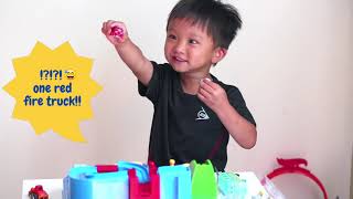 Unboxing CubicFun Race Tracks Car Adventure - Preschool Educational Toy Vehicle Puzzle for kids