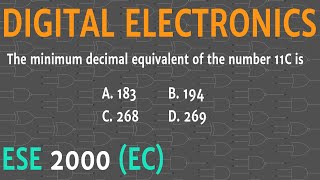 Minimum decimal value from unknown base  || ESE 2000 EC