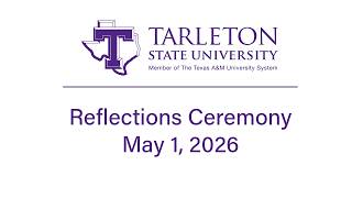 Reflections Ceremony May 1, 2026 | Charles Butt Scholarship Recipients