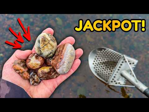 Cutting the Thunder Egg Agates I Found on the North Shore!