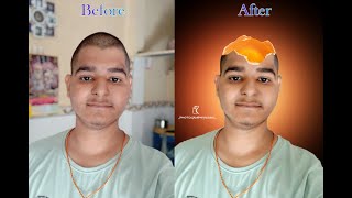 Egg Head Funny Photo Editing || Photoshop Tutorial . screenshot 1