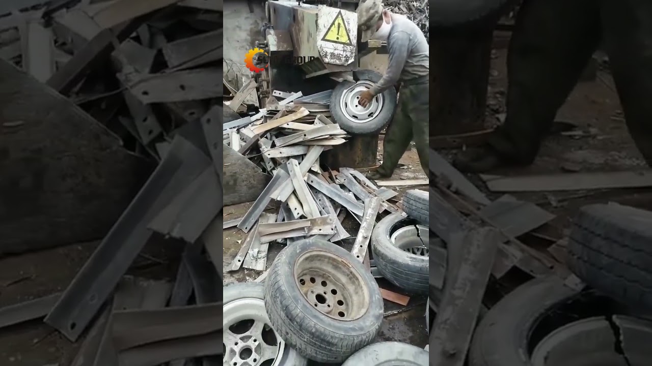 Cutting Tires - Alligator Shear 