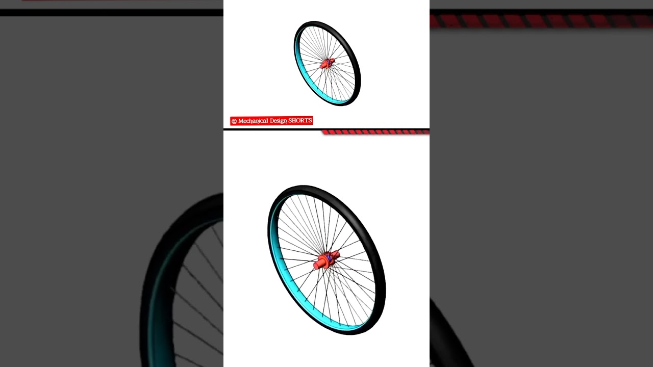 Solidworks 🗯 Bicycle rim animation by @Rong Sheng Yeo #shorts #short ...