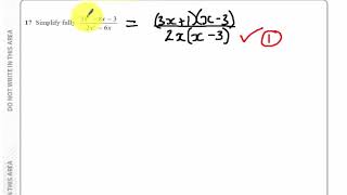 Edexcel June 2018 - Paper 1 - Higher Q17 - GCSE Maths