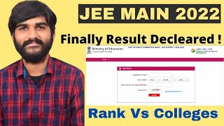JEE Main 2022 Result Declared #jeemain2022