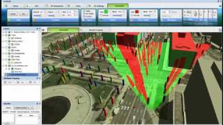 Geoweb3d Visibility analysis with dynamic content