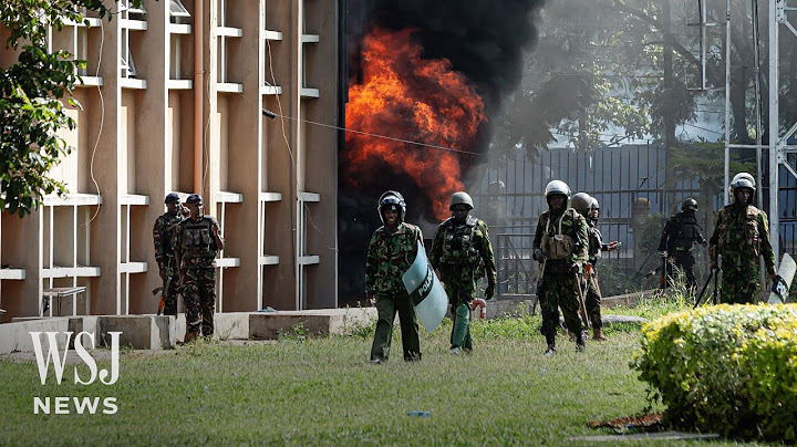 Watch: Protesters Storm Kenya’s Parliament Over Tax Increases | WSJ News