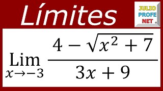 Límites Algebraicos Ej. 13