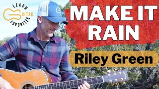 Download Lagu Make It Rain - Riley Green - Drop D Guitar Tutorial MP3