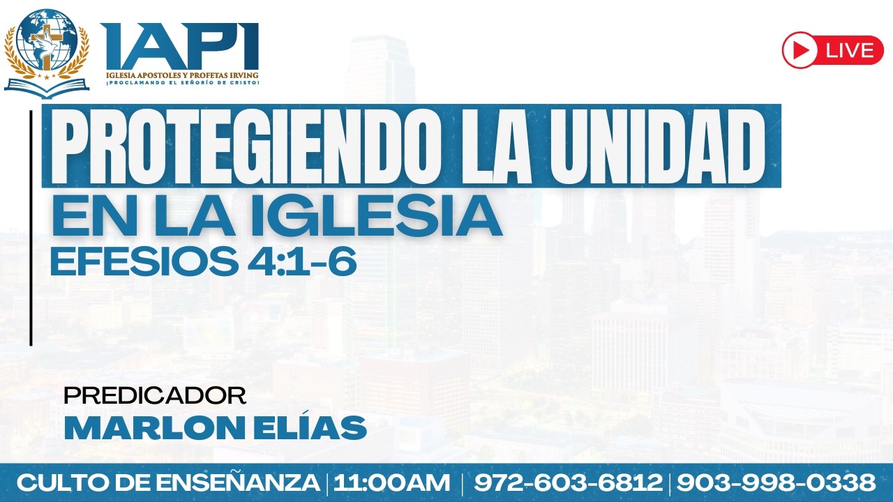 Culto de Enseñanza | Domingo 12, de Julio del 2026 | IAPI