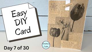 Can You Make This Card With Just Scrap Paper?